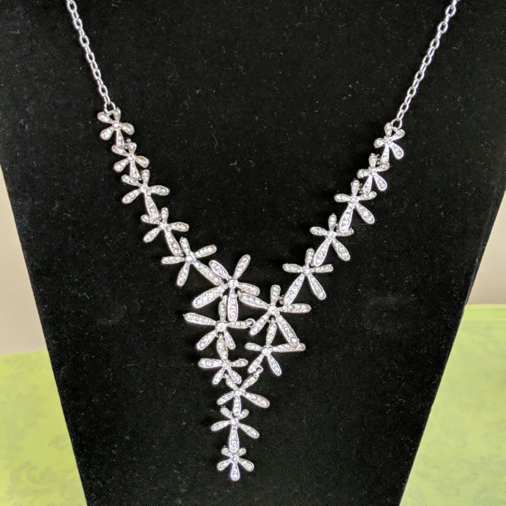 Silver Flower Necklace
